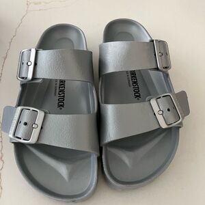 Birkenstock Arizona Eva silver size 38 NEW